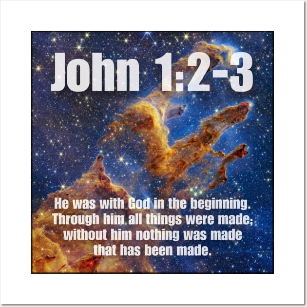 John 1:2-3 Wall Art by Bible Verses by Deb